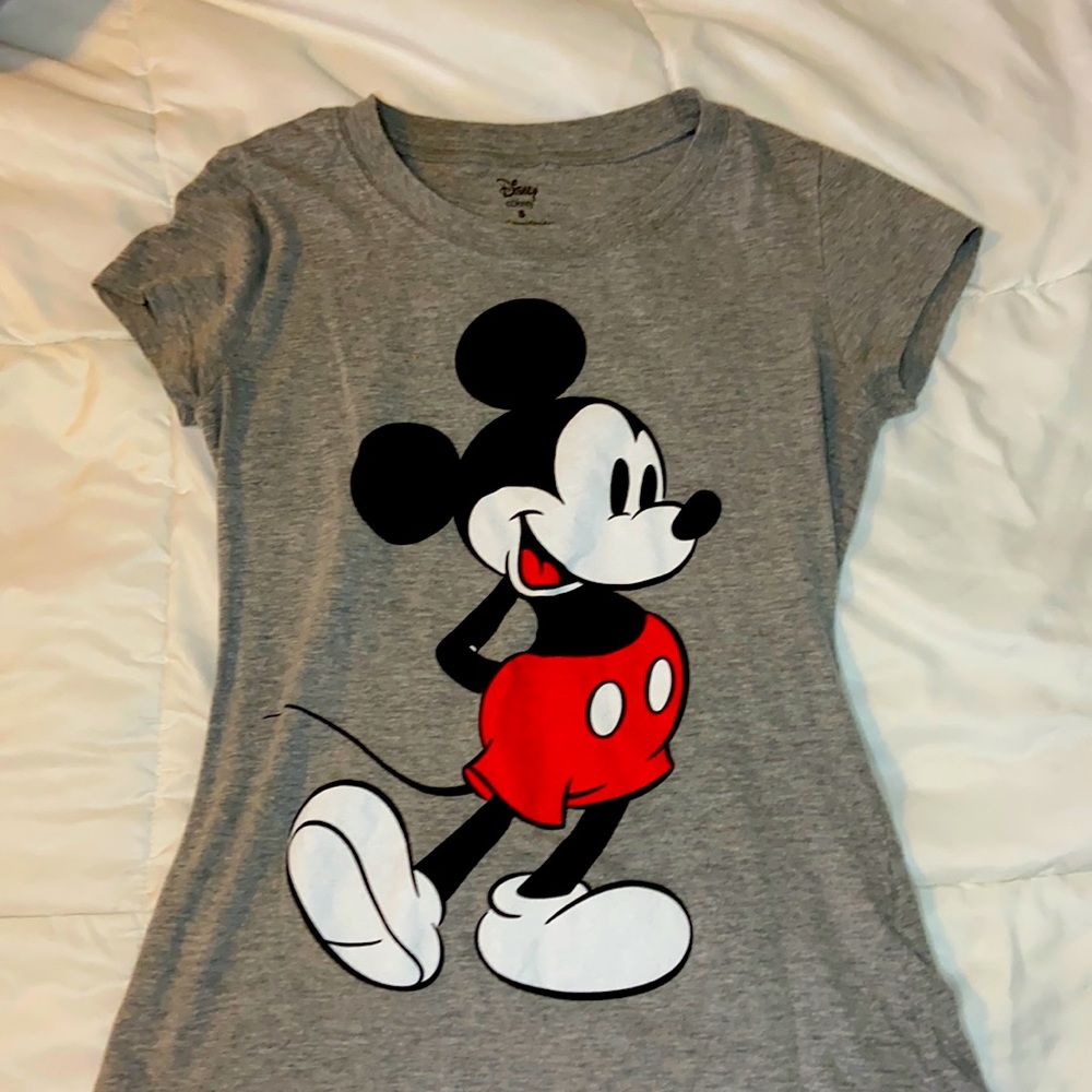 Grey Mickey Mouse T-shirt